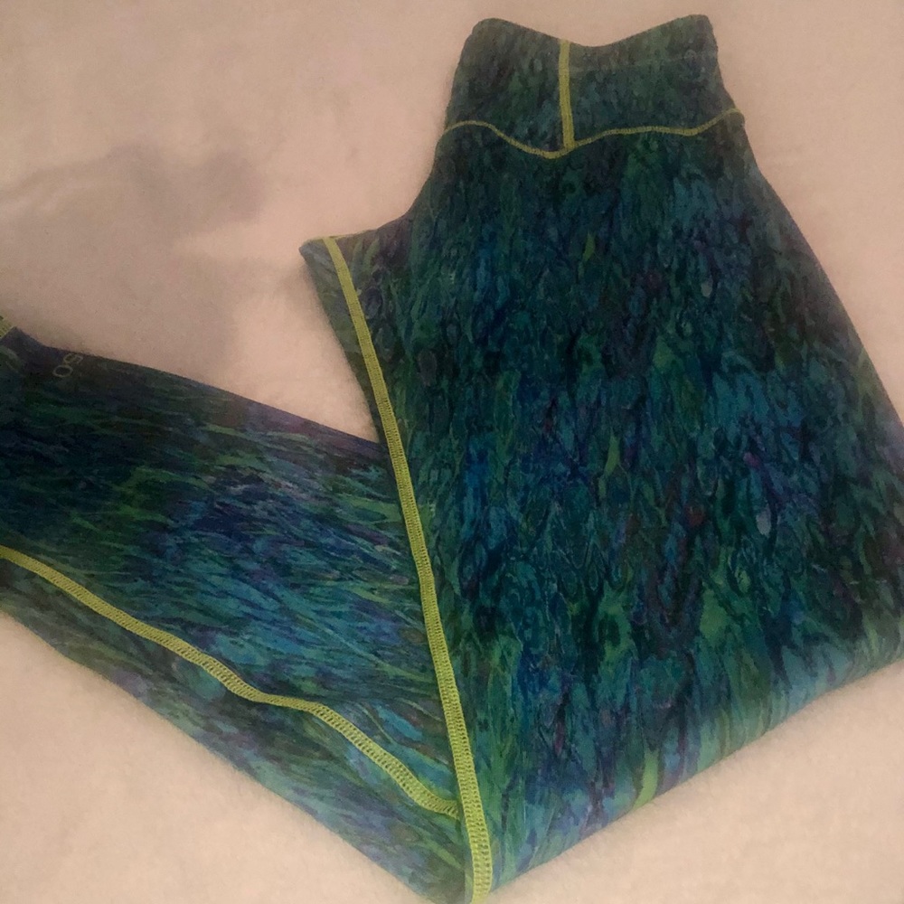 tutu blue hi-waist colorful leggings!